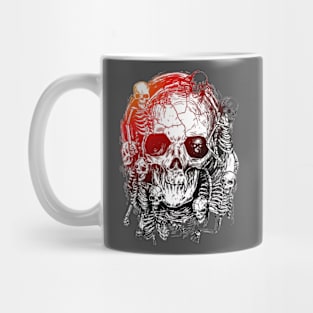 Human skulls Mug